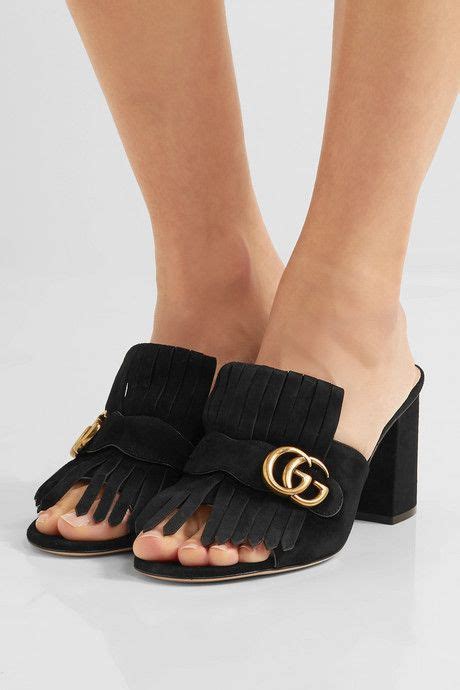 gucci mule women|gucci suede mules.